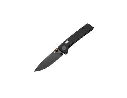 Glow Rhino Fermi Knife - Black Scales Orange Thumbstud