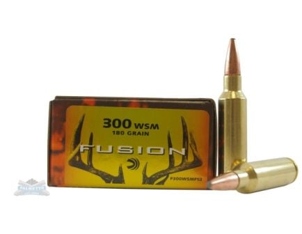 Federal 300 WSM 180gr Fusion Ammunition 20rds - F300WSMFS2