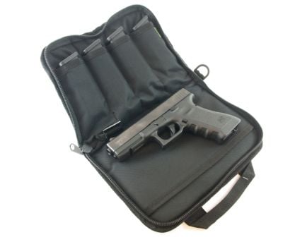 The Outdoor Connection 11" x 1" x 7.75" Tactical Pistol Case, Black