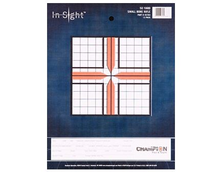 Champion 50 YD SMALL BORE RIFLE,INSIGHT (12/PK) 45783