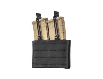 TAC Shield RZR Molle Double Rifle Magazine Pouch, Black