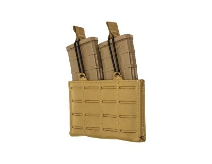 TAC Shield RZR Molle Double Rifle Magazine Pouch, Coyote
