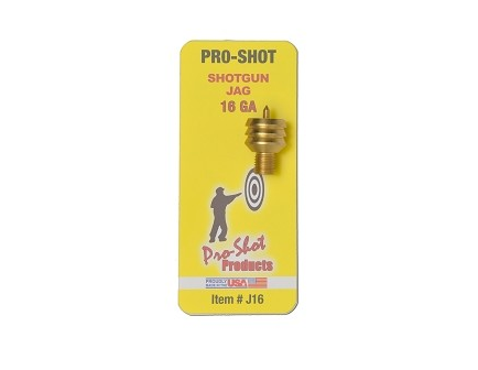 Pro-Shot 16 GA Shotgun Brass Jag with 5/16-27 Thread J16