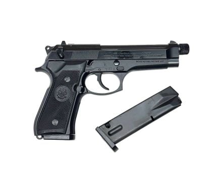 Beretta 92FS Italian Police Unissued 9mm 4.5" Threaded Barrel 15rd Pistol  - J92F300MLETB