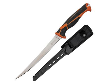 Elk Ridge TREK Fixed Knife Fillet, Black/Orange