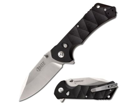 Elite Tactical Parallax Folding Knife Drop Point, Black