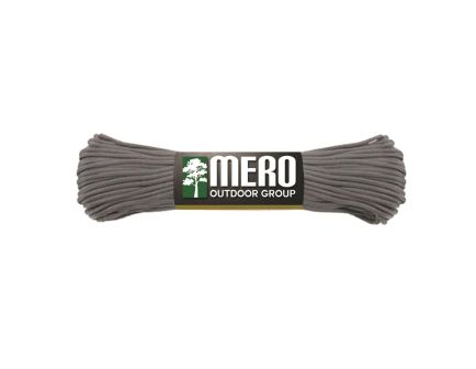 Mero 550 Paracord, 100' Gray Charcoal