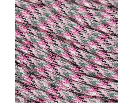 Mero 550 Paracord, 100' Pink Camouflage