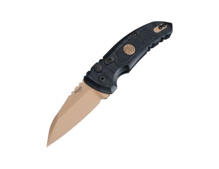 Hogue SIG A01-MicroSwitch Auto/Folding Knife Wharncliffe, Black