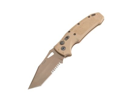 Hogue SIG K320A M17/M18 Auto/Folding Knife Tanto, Coyote Tan