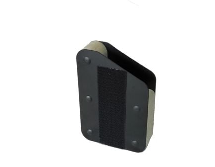 BenchMaster 5" x 2" x 7" Velcro Hook Single Gun Pistol Rack, Black