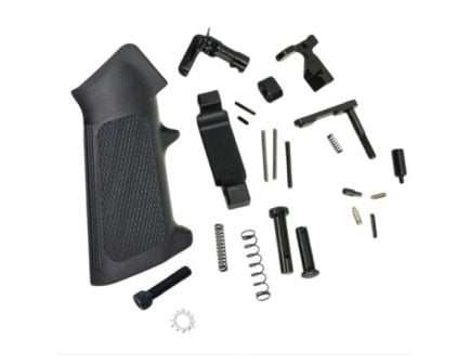 KAK Industry LITE AR-15 Lower Parts Kit w/ No Fire Control Group, Black - 811163034968
