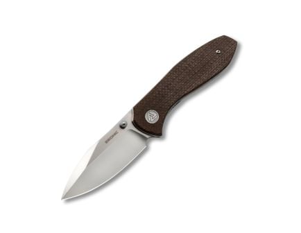 Eikonic Kasador Folding Knife, Brown Micarta