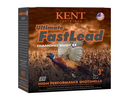 Kent Cartridge Ultimate Fast Lead 12 Gauge 3" 1 3/4 oz 5 Shot, 25 Rounds