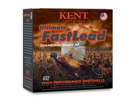 Kent Ultimate Fast Lead 12 Gauge 2 3/4" 1 3/8 oz 6 Shot 25 Rounds