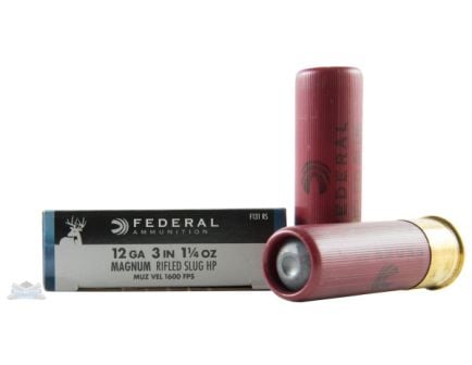 Federal 12ga 3" Magnum 1.25oz HP Powr-Shok Ammunition 5rds - F131 RS