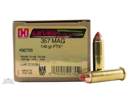Hornady 357 Magnum 140gr FTX LeverEvolution Ammunition 25rds - 92755
