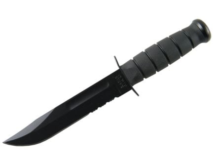 KA-BAR Short Black  Serrated Knife 2-1259-8