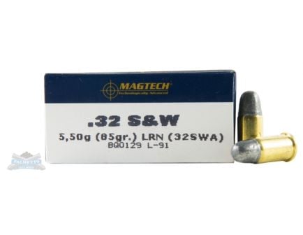 Magtech 32 S&W 85gr LRN  Ammunition 50rds - 32SWA