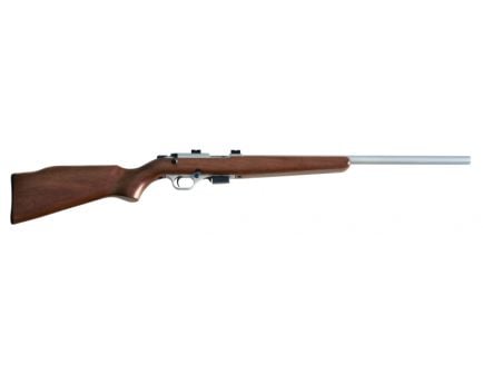 Mossberg 817 Plinkster .17 HMR Bull Barrel Wood Stock Rifle 38174
