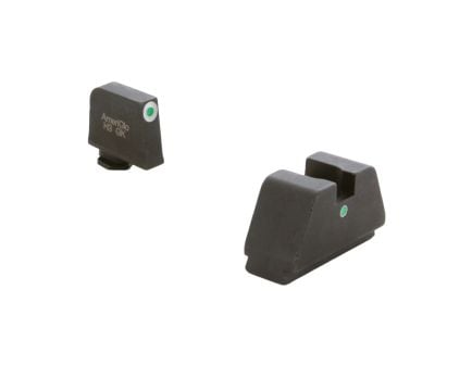 Ameriglo Night Sight Set Front/Rear, Green/White/Green