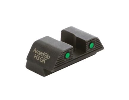 Ameriglo Sight Rear, Green/Black