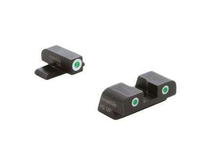 Ameriglo Night Sight Set Front/Rear, Green/White/Green/White