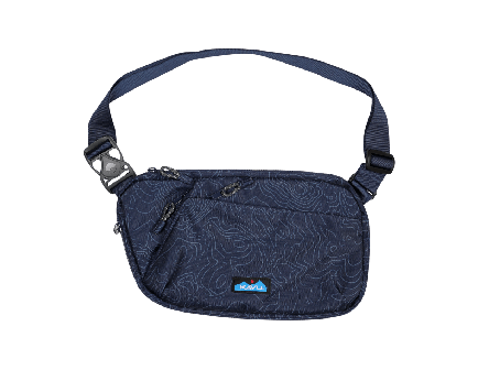 KAVU Roam Sling, Navy Topo - 9545