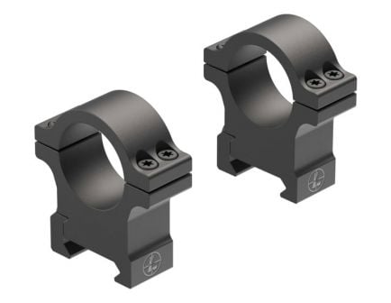 Leupold Open Range Cross Slot 1" High Rings, Matte Black