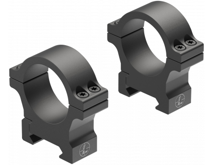 Leupold Open Range Cross-Slot Rings 30mm Md, Matte Blk - 180947