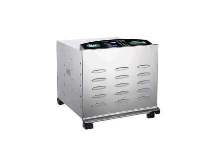 LEM BigBite Stainless Steel 10-Tray Digital Dehydrator