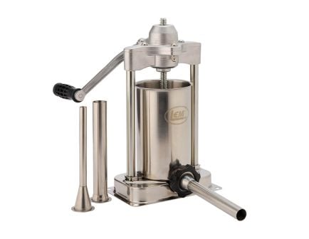 LEM MightyBite Stainless Steel Sausage Stuffer, 5 lb