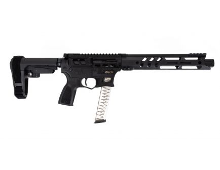 Lead Star Arms Barrage 10.5" 9mm Skeletonized w/ 11" Handguard Rifle, Black Competition Edition