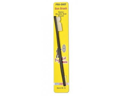 Pro-shot Double End-Nylon Bristle Gun Brush M16