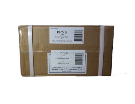 PRVI Partizan 5.56x45mm M855 62gr Ammunition, 1000 Round Case - PP5.6