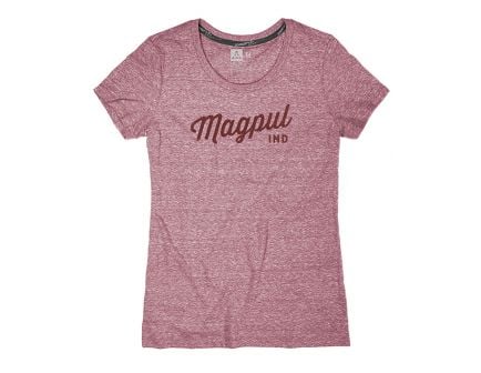 Magpul Megablend Rover Script Women's Small T-Shirt | Burgundy Heather