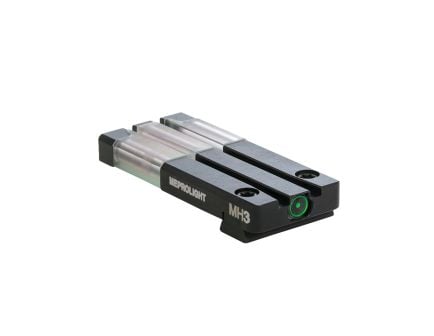 Meprolight FT Bullseye Fiber-Tritium Sight Rear, Green