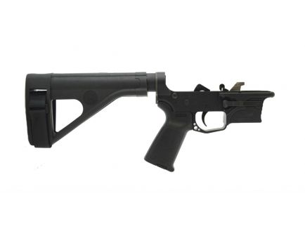 PSA 9mm Billet Complete Glock© Style Magazine MOE Pistol Lower with SOB Brace, Black