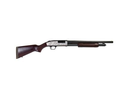 Mossberg 500 Retrograde Filigree 12 Gauge 18.50" Pump, Walnut
