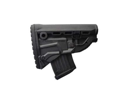 FAB Defense Survival Buttstock w/Built-In Magazine Carrier, Black