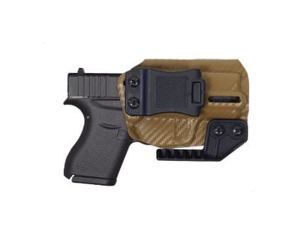 Nerd IWB Glock 43/43X Holster For Sale, Carbon Fiber Brown