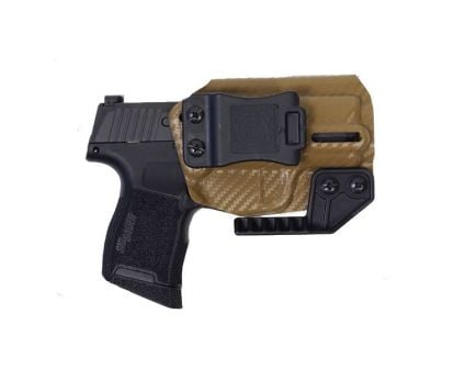 Nerd IWB Sig P365 Holster For Sale, Carbon Fiber Brown