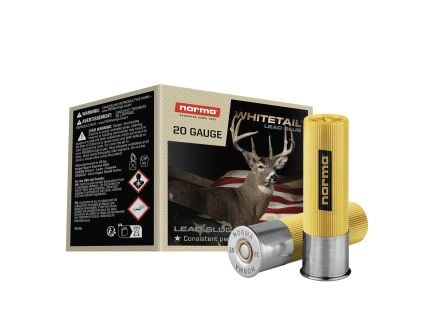 Norma Whitetail 20 Gauge Slug, 25rds