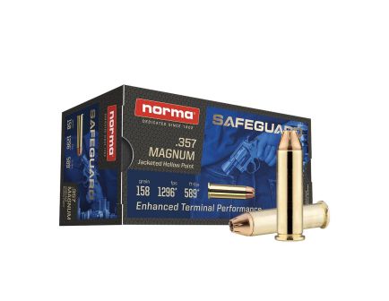 Norma Safeguard .357 Magnum 158 gr JHP 50rds