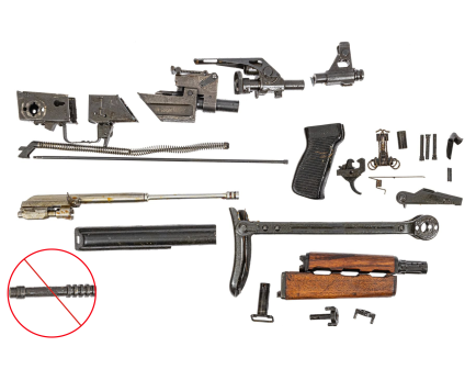 Yugo M70A Milled AK-47 Non-Matching Used Parts Kit w/ Underfolder Stock - No Barrel, Spigot, or Receiver