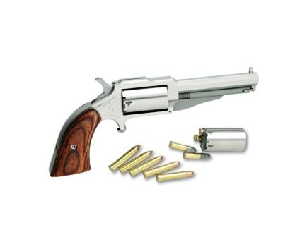 North American Arms Earl 3" .22 LR Revolver With .22 WMR Cylinder, Stainless