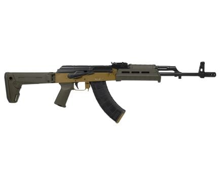PSA Custom AK-47 GF3 7.62x39 Folding Stock ALG FCG Zhukov Rifle, Coyote/ODG