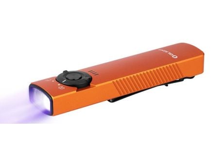 OLight Arkfeld UV 1000 lumens Dual Light Source with UV light, Orange