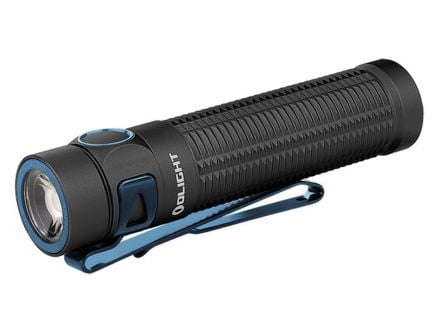 OLight Baton 3 Pro Rechargeable Flashlight, Black, Cool White