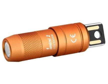Olight iMini 2 Rechargeable Keychain LED Flashlight, Orange